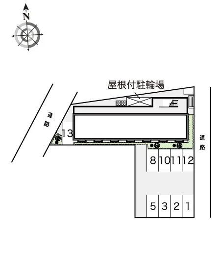 ★手数料０円★高槻市辻子　月極駐車場（LP）